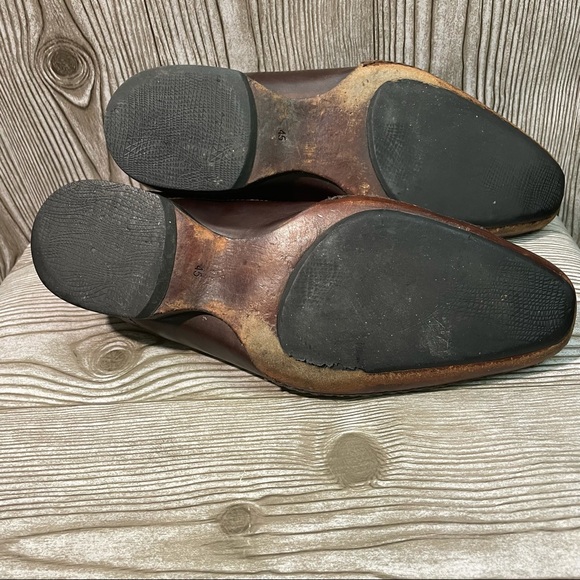 Men’s Brown Leather Oxford Sz 12 - Picture 7 of 8